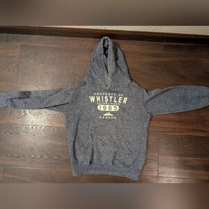 Whistler 1965 Canada Hoodie - Gray kids small